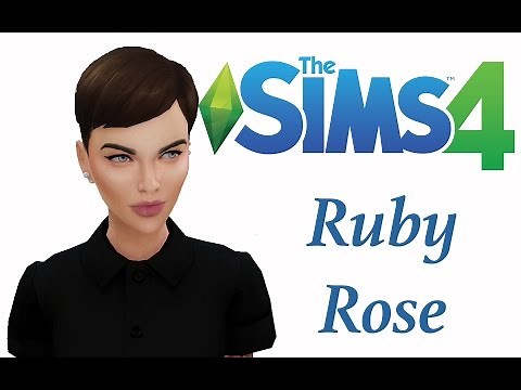 TS4 Celebrities Corner: DOWNLOAD Ruby Rose in The Sims 4!
