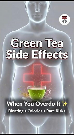 What Happens If You Drink Too Much Green Tea? (Real Side Effects) 🍵⚠️