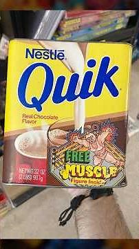 🤯The SECRET 80s toys they hid in NESTLE QUIK!! 💪🏻 #raretoys