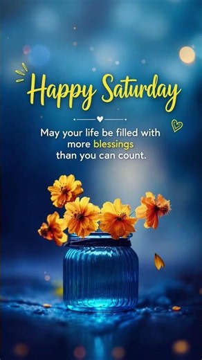 Happy Saturday 🌸 | Beautiful Saturday Morning Wishes | Positive Motivation #shorts