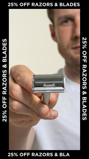 25% OFF RAZORS & BLADES ✅ Elevate his shave with Wilkinson Sword razors & blades, expertly designed for a close, comfortable shave. | Wilkinson Sword Men UK