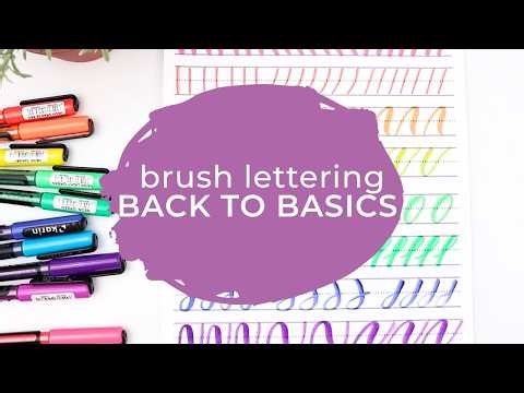 Practice With Me! Real-Time Handlettering with Brush Pens