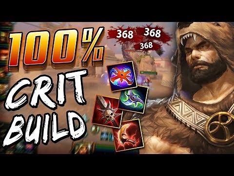 Smite: 100% Crit Ullr Build - This God is too EASY!