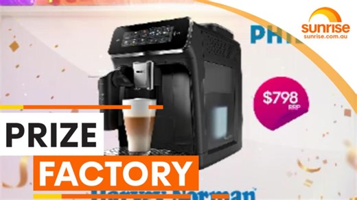 The Sunrise Prize Factory wraps up with a mega prize on offer