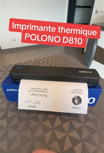 Imprimante thermique portable POLONO D810 #imprimante #thermique #imprimantethermique #polono #bonplan #OffresDHiver #offrespourtoi #OffresDeLaSaintValentin