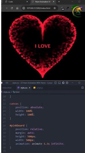 HTML CSS Heart Animation Explained ❤️ | Draw a Heart Using HTML & CSS
