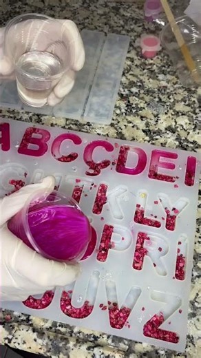 Resin art you can carry 🔠