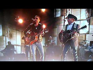 Cowboys Like Us - George Strait and Eric Church performing live at CMA Awards 2014