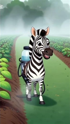 The Zebra Who Saved the Potato Farm – A Funny & Heart-Touching Story.#ai