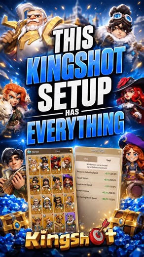 This Kingshot Set Up Has Everything! #kingshotgames #kvk