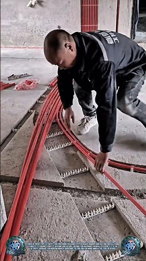 Precision Piping: Effortless underfloor heating setup ⚡