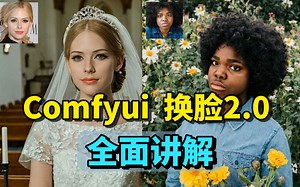 【AI换脸教程】Comfyui换脸2.0技术 字节跳动HyperLORA，轻松实现 SDXL 完美人物一致性，超强零样本真人ID一致性，Comfyui教程