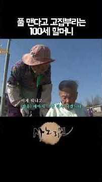 풀 매는 시어머니가 부끄러운 며느리