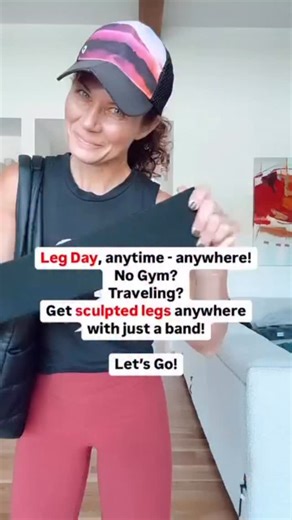 No gym? No problem! You can still sculpt strong, toned legs with this band-only burner. 🔥🔥🔥 First Follow so you get the DM then Comment “LEGS” for my free Lean Legs guide & Cloth bands! Perfect for travel days or a deload week when your body needs a break (but you still want a workout). Banded Squat Pulse 3 sets x 25 pulses Banded Lateral Walks 3 sets 10 steps each side Banded Glute Bridge 3 sets 25 reps Banded Fire Hydrant 3 sets 25 reps each leg Banded Donkey Kicks 3 sets 25 reps each leg B