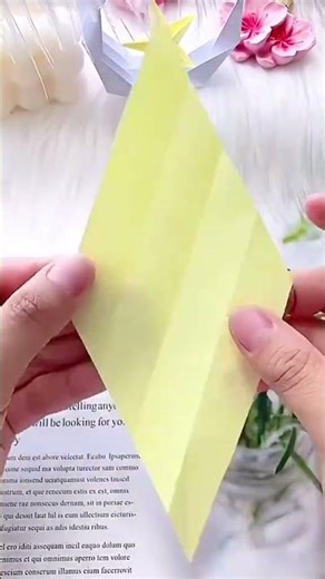 Easy Origami How To Make an Easy Origami Handmade Ornaments In 30 seconds#origami #diy#tutorial 31