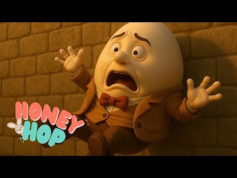 Humpty Dumpty Nursery Rhyme | Kids Song + Free Colouring Book