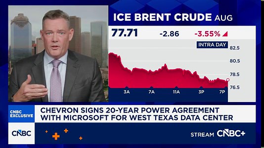Chevron president on Microsoft data center deal: West Texas can meet power demand