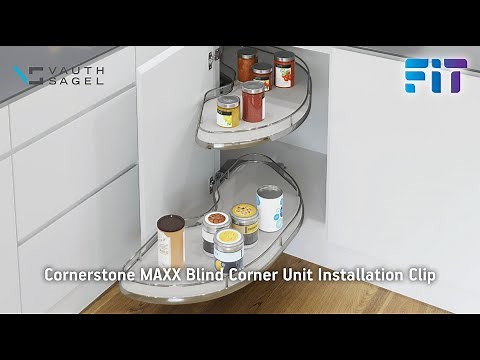 Learn How To Install Vauth-Sagel's Cornerstone Maxx Pull Out Blind Corner Unit | Available from FIT
