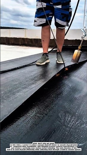 Smart Drywall Sanding Technique with Vacuum Sander.