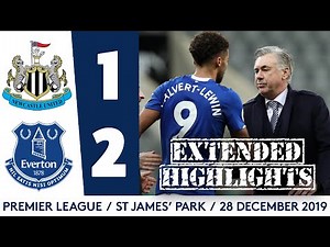 EXTENDED HIGHLIGHTS: NEWCASTLE 1-2 EVERTON