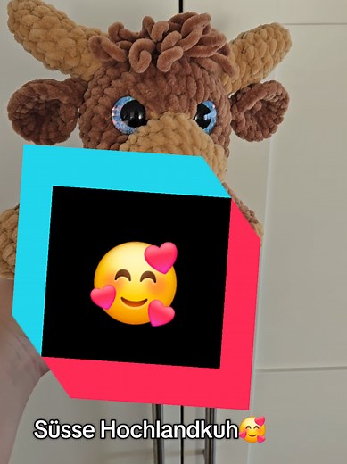 Süsse Hochlandkuh Häkeln Anleitung für Amigurumi