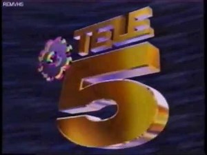 Inicio de emisión "Telecinco" 1990 (Al revés)