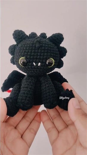 night fury (Toothless) #crochet