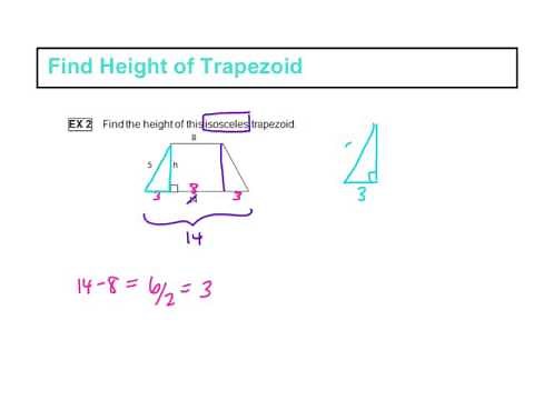 Find Height of Trapezoid