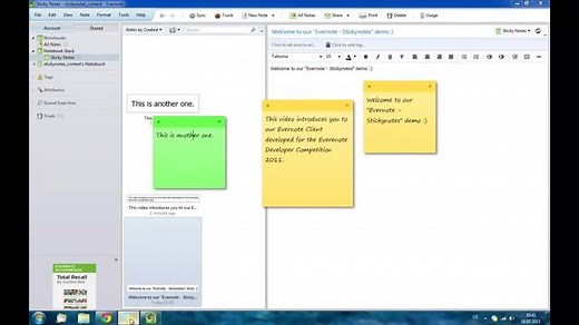 Evernote Sticky Notes - So geht's