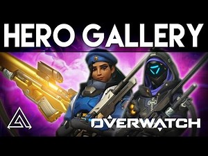 Overwatch | Ana Amari Hero Gallery - All Skins, Emotes, Sprays & More!