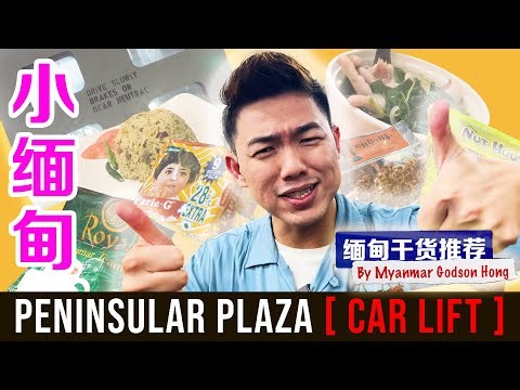 Singapore's LITTLE BURMA? | Crazy Hairwash Experience + Burmese Foods | 新加坡的小缅甸 Peninsula Plaza