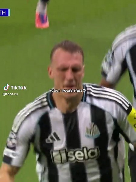 Incredible Goal Trajectory in Champions League Football