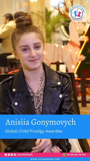 🌟 Anisiia Gonymovych: The Voice of a Mini Miss World 🌍 Witness the enchanting melodies of a child prodigy as she serenades the world with her angelic voice, proving that talent knows no age. 🎤✨ #gcpawards #GCPAwardee #prodigy #ChildProdigy #AnisiiaGonymovych #MiniMissWorld | Global Child Prodigy Awards