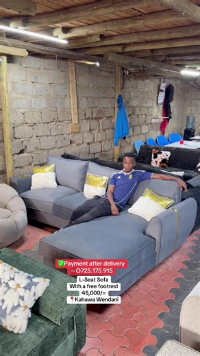 Aufblasbares L-Seat Sofa mit Fußhocker