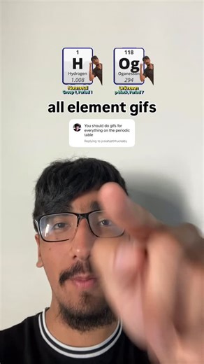 TrueMose on Instagram: "what's your favorite element . . periodic table gifs, element gifs, chemistry gifs, atomic symbol gifs, science gifs . also this was genuinely a good idea thank you for the suggestion #giphystickers #giphy #tenor #tenorgifs #periodictable"