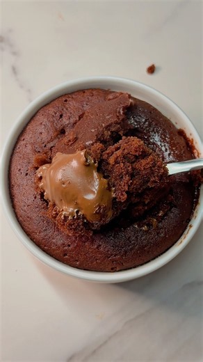 Molten chocolate Mug Cake 🍫🤎✨.