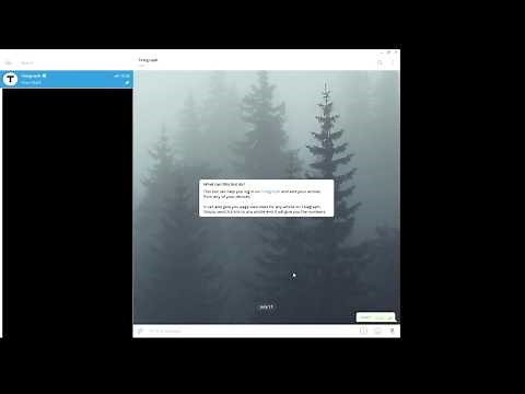как пользоваться telegra.ph краткая инструкция
