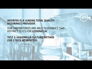 Testing to prevent and control the risk of Legionella