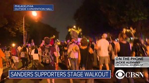 Protests outside DNC