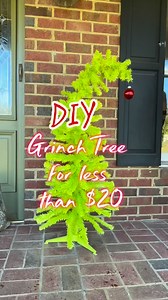 21K views · 151 reactions | Our take on the DIY Grinch Tree! I’ve seen a few people making these and thought it was just too cute (and inexpensive!) not to try. What do you think?  Amazon link for stray paint: https://amzn.to/43h8U2B #diy #christmas #christmasdiy #doityourselfproject #ad #CommissionEarned | Life with the Hearls | Facebook