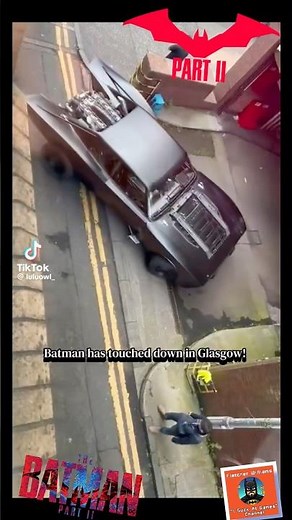 First Look: The Batman 2 Batmobile Rolls Onto Set Looking Pure Menace #batmobile #batmanforever