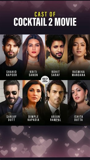 Cocktail 2 Movie Cast I #casting #shortsvideo #bollywood