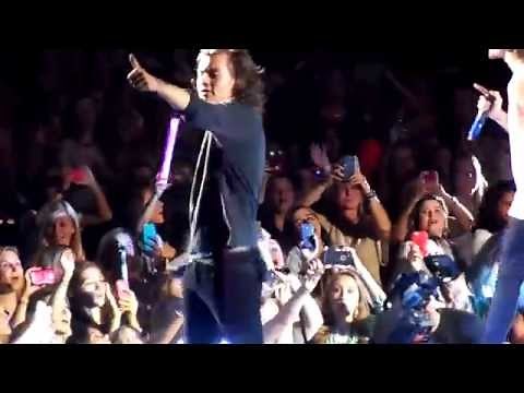 Harry in Rock Me & Zayn High Note || One Direction Tulsa, OK 2014