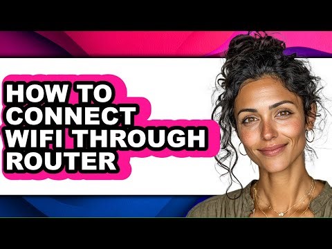 How to Connect Wifi Through Router (only Way)