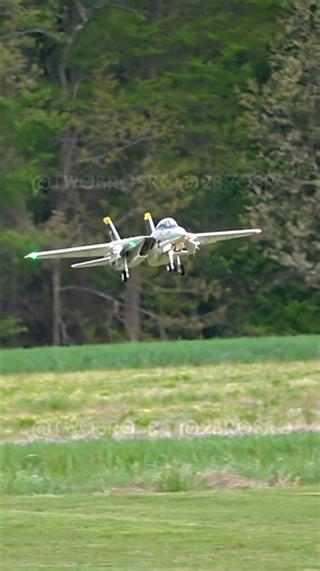 Landing an F-14A Tomcat: Stunning military jet action