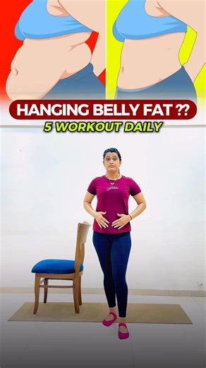 5 Workouts For Hanging Belly #hangingbelly