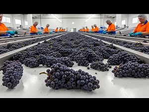 How a Modern Grapes Production Factory Works