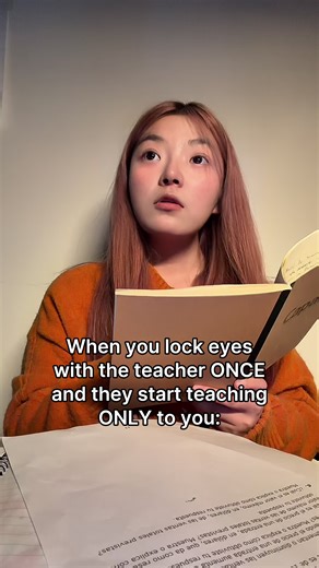 Have you experienced it?.. You’re sitting in class. 👀 Looking at the teacher 👀 Trying to stay focused 👀 Nodding like you understand everything Then suddenly… The teacher looks back at you. And now it feels like: 📌 They only ask you questions 📌 They only explain the problem to you 📌 The whole class is watching 😭 Your brain goes: 💭 “Why me…” 💭 “Please ask someone else…” 💭 “I swear I was just trying to look attentive.” Meanwhile you’re trying to process the topic as fast as possible. ⸻ Th