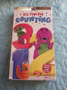 Barney It’s Time For Counting Classic Collection VHS Video Tape Sing Along Songs 45986020222| eBay