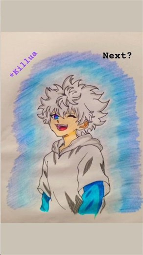 (☝🏻) next? killua request by Subscriber😱| #shorts #art #anime #killua #hxh #drawing #trending